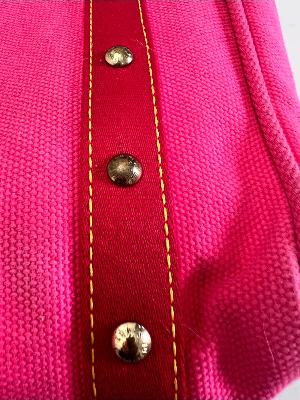 Louis Vuitton Antigua Cabas MM bag - poor condition, amateurly converted - Picture 4 of 16